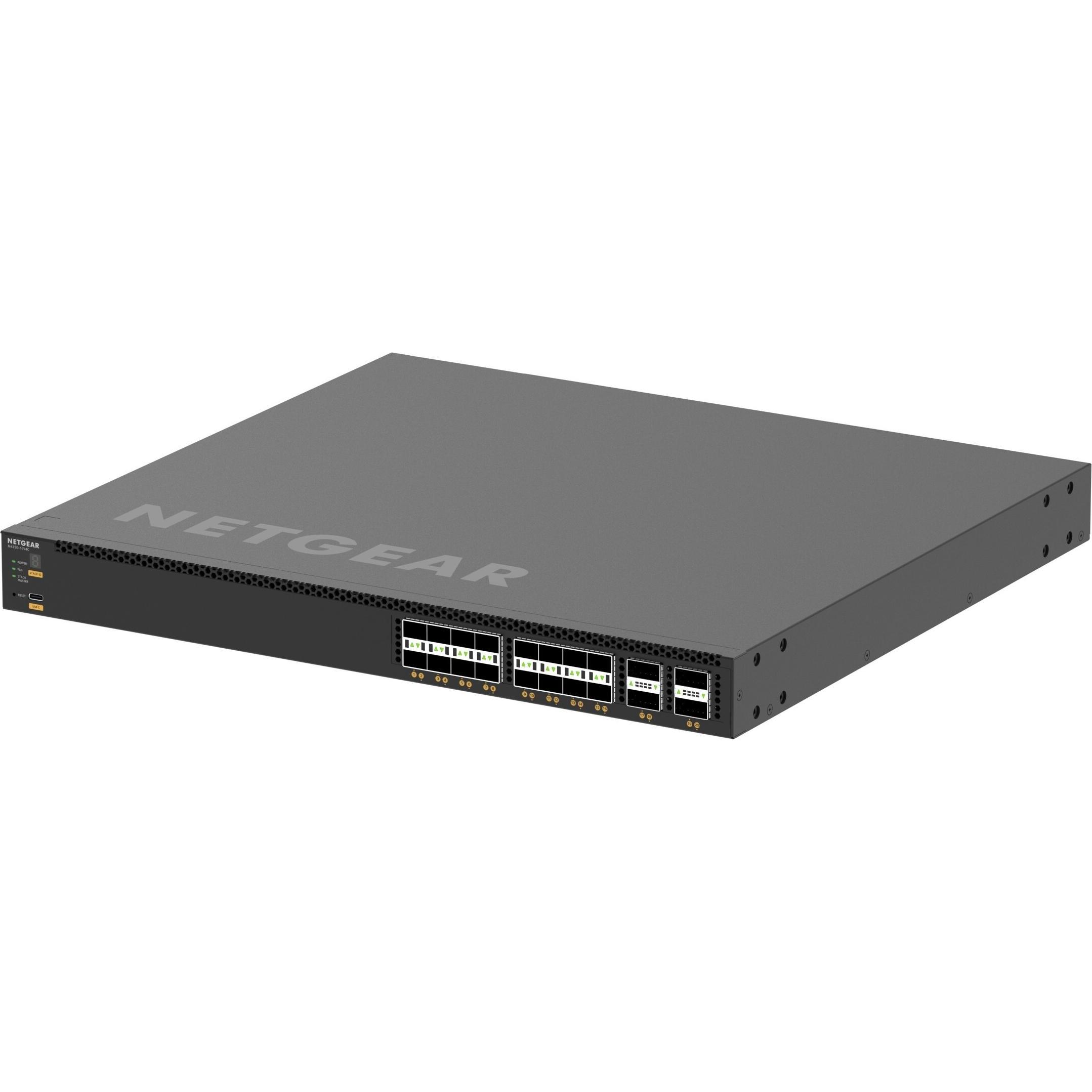 Netgear 24PT M4350-16V4C Managed Switch (20 Ports), Netzwerk Switch, Schwarz