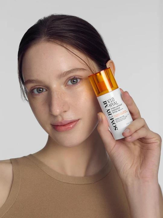 Actual product image Some By Mi V10 Hyal Hydra Capsule Sunscreen SPF50+ 40ml (Sun cream face, Suntan cream, SPF 50+, 40 ml)