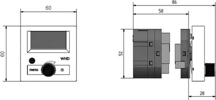 Produktbild WHD DR 60 Edizio Unterputzradio (DAB+, UKW, Infrarot)
