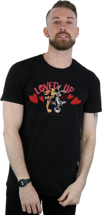 Immagine prodotto Looney Tunes Bugs Bunny And Lola Valentine's Day Loved Up Maglietta Uomo (5XL)