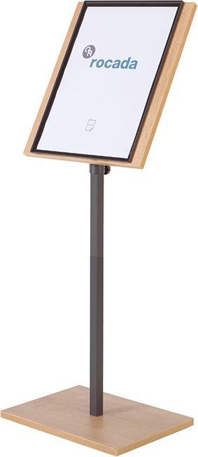 Actual product image Rocada Info display, DIN A4, 132x40x30cm, magnetic (A4)