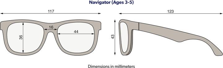 Actual product image Babiators Polarised Navigator Jet Black
