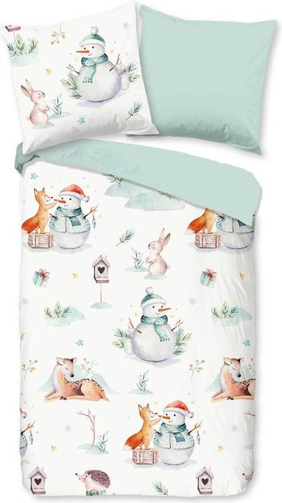 Traumschlaf Bonhomme de neige Lapin Hérisson