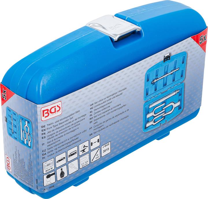 Actual product image BGS Fork Type Separator Set 5 pcs.