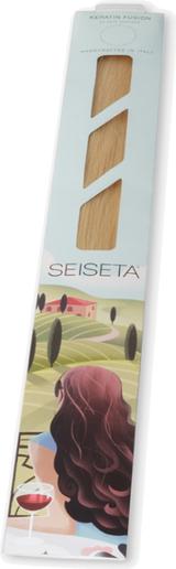 Immagine prodotto Seiseta Classic Keratin Fusion Smooth 1005 Biondo Platino Nordico 50/55 cm (Biondo platino nordico, 55 cm)