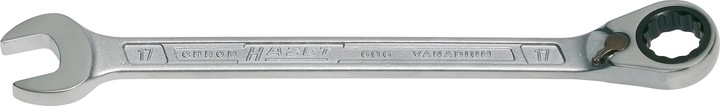 Produktbild HAZET Knarren Ring-Maulschlüssel 606-10 ∙ Aussen Doppel-Sechskant-Tractionsprofil ∙ 10 mm (10 mm)