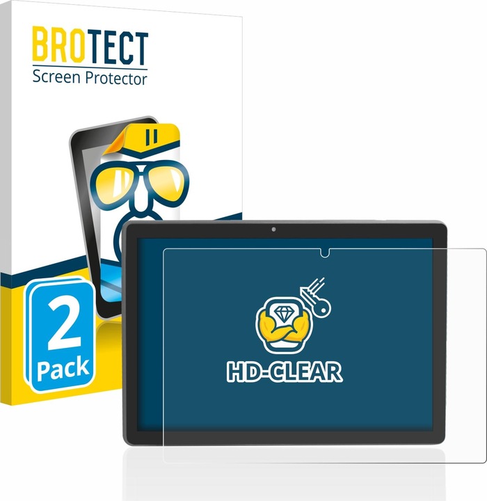 Produktbild BROTECT Schutzfolie Displayschutz Klar (2 Stück, Tab-912 4G)