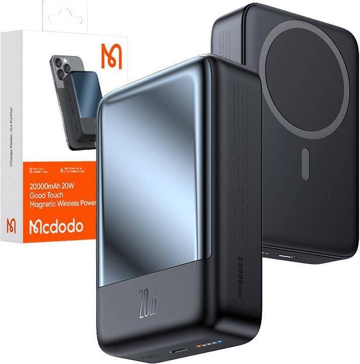 Productafbeelding Mcdodo MC-5021 Magnetische Power Bank 20000mAh, 20W (zwart) (20000 mAh, 20 W)
