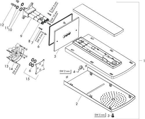 Immagine prodotto hansgrohe Soffione Raindance Rainfall 180 Air 2jet : Colore - Cromo (2 Tipi di raggi, 24 l/min)