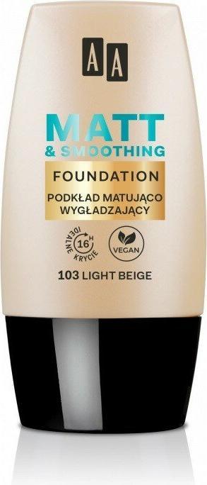 Image du produit Oceanic AA Make Up Matt Foundation fond de teint matifiant et lissant 103 Light Beige 30ml (103 Beige clair)