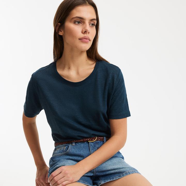 Produktbild La Redoute Collections T-Shirt mit rundem Ausschnitt (XL)