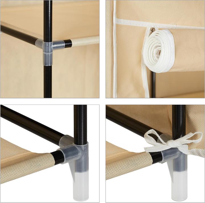 Actual product image Relaxdays Folding cabinet (42.50 x 43 x 173 cm)