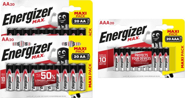 Energizer Kit Max Alcaline