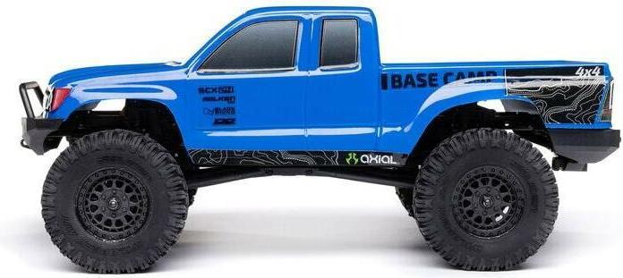 Actual product image Axial Rock Crawler SCX24 Base Camp 4WD, Blue RTR 1:24 (RTR Ready-to-Run)