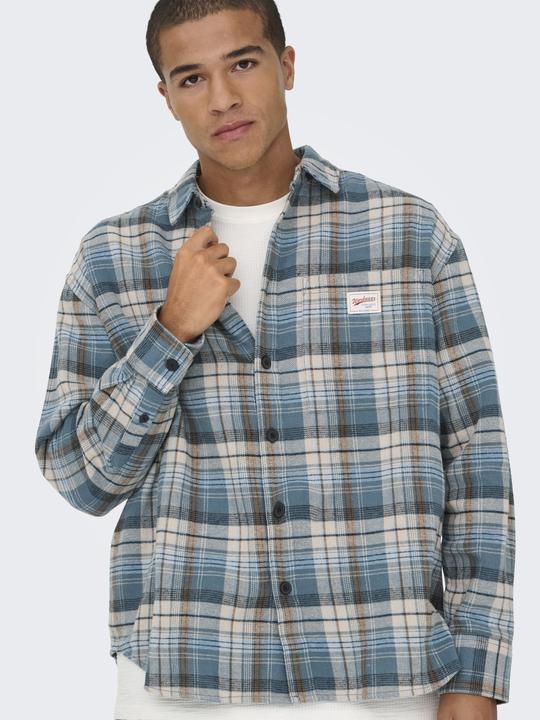 Actual product image Only & Sons Hemd JACK LS FLANNEL Langarmhemd (L)