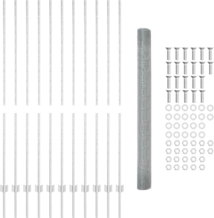 Actual product image VidaXL Welded wire fence