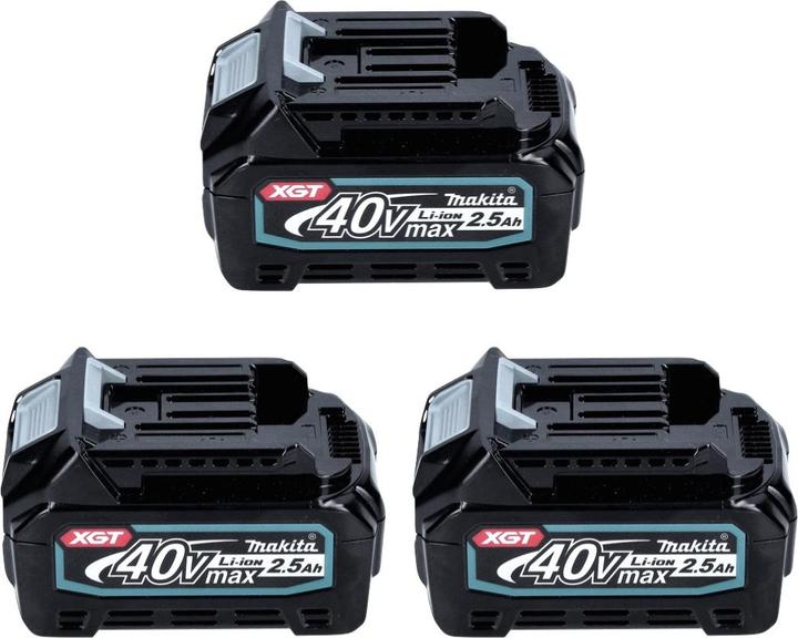 Produktbild Makita Akku Starter Set 40 V max. mit 3x BL 4025 Akku 2,5 Ah XGT ( 3x 191B36-3 ) + DC 40 RA Schnell (40 V)