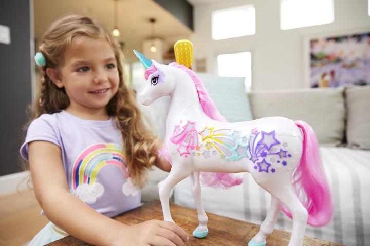 Actual product image Barbie Dreamtopia Brush 'n Sparkle Unicorn