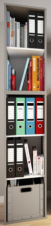 Actual product image VCM Wood office cabinet filing rack Lona l 5 compartments (35 x 37 x 183 cm)