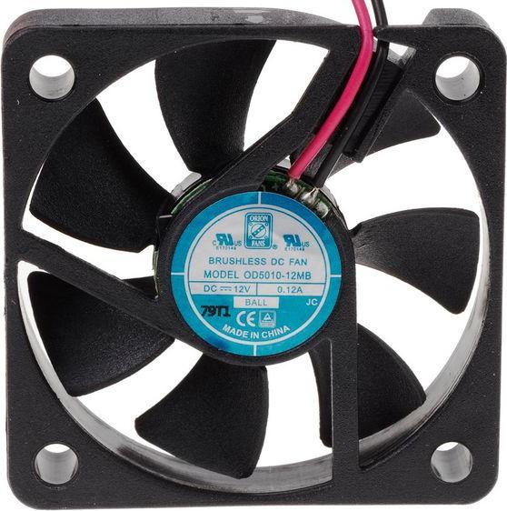 Immagine prodotto RS PRO DC axial fan, 50x10mm 17.0cu.m/h 12V (50 mm)