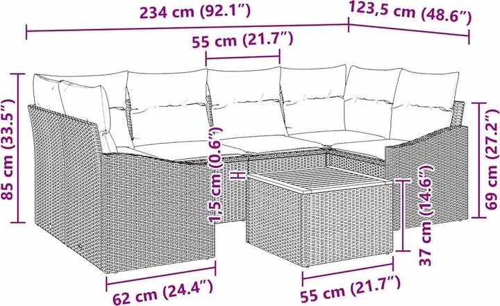 Produktbild vidaXL Alana