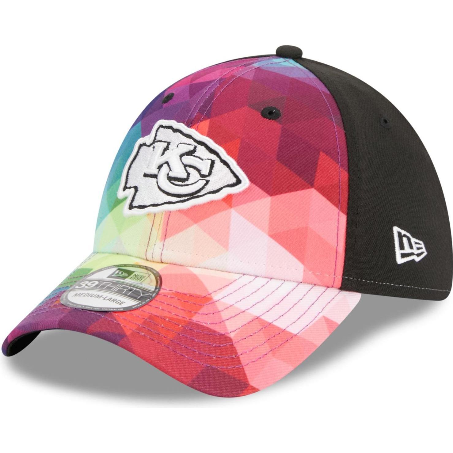 New Era, Herren, Cap, 39Thirty Cap - CRUCIAL CATCH Kansas City Chiefs - L/, Mehrfarbig, (L)