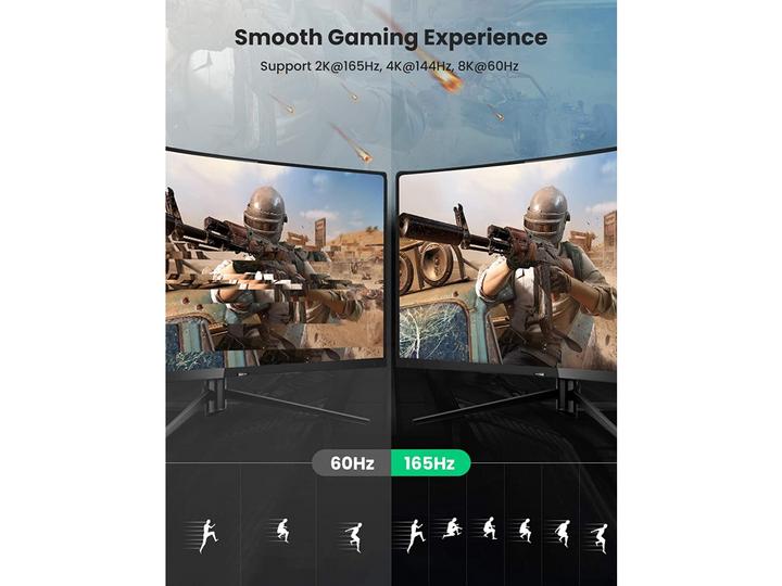 Produktbild Ugreen Display Port 1.4 Nylon 8K 4K 2K 1080p (3 m)