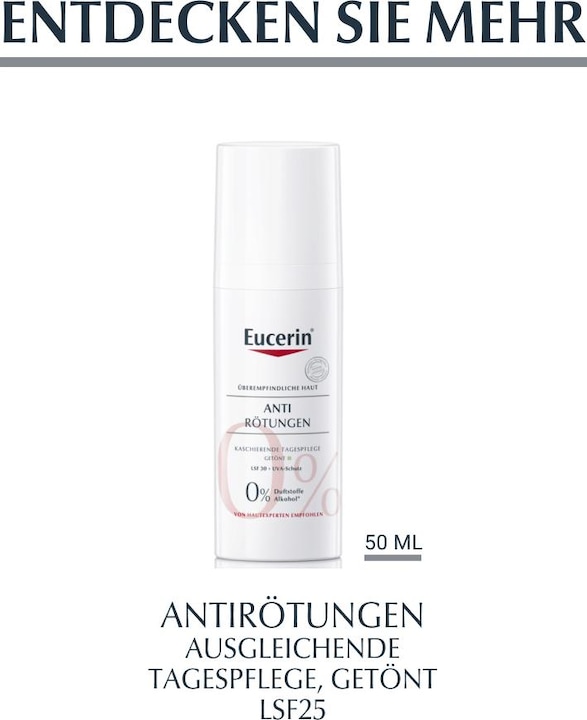 Immagine prodotto Eucerin Idratante lenitivo antirossore (50 ml, Crema da giorno, SPF 25)