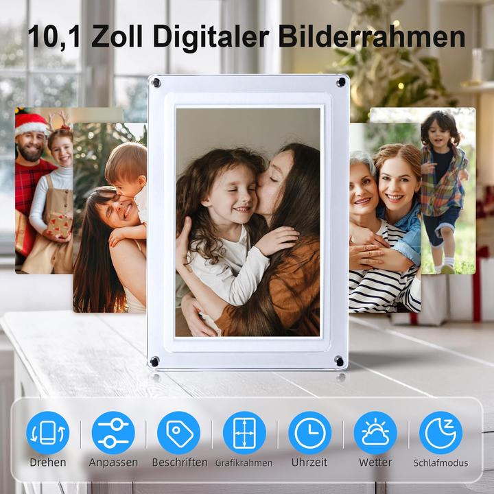 Actual product image Rollei Smarter Bilderrahmen | 10,1" Diagonale | WiFi | Frameo App | Acryl | Modell 109 (10.10", 1280 x 800 pixels)