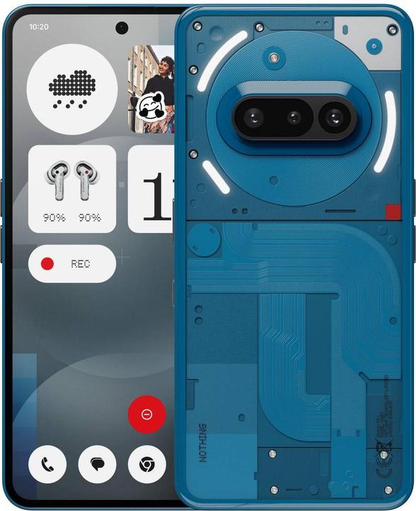 Produktbild Nothing Phone (3a) (256 GB, Blau, 6.77", Dual SIM, 5G)