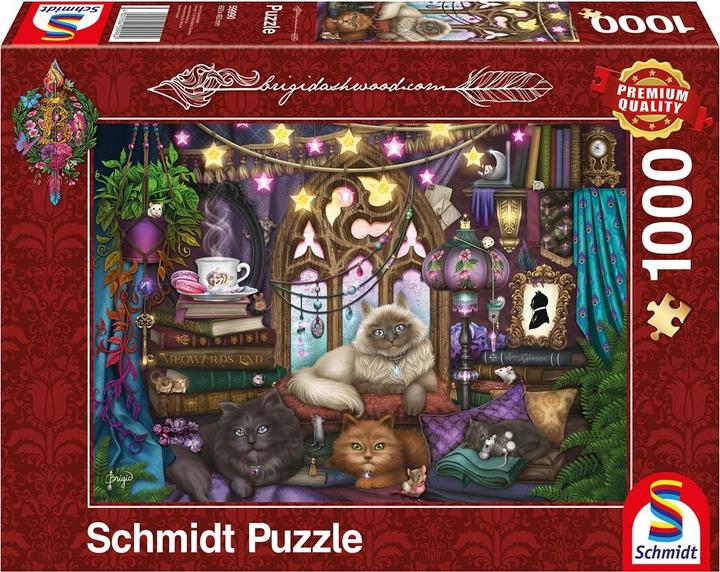 Actual product image Schmidt Spiele Afternoon Tea with Cats (1000 pieces)