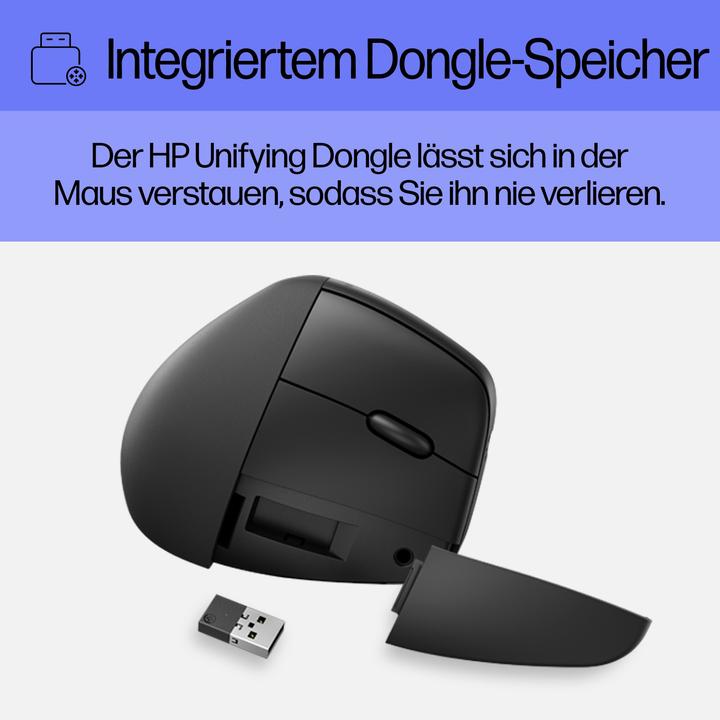 Produktbild HP 920 Ergonomic Wireless Mouse (Kabellos)