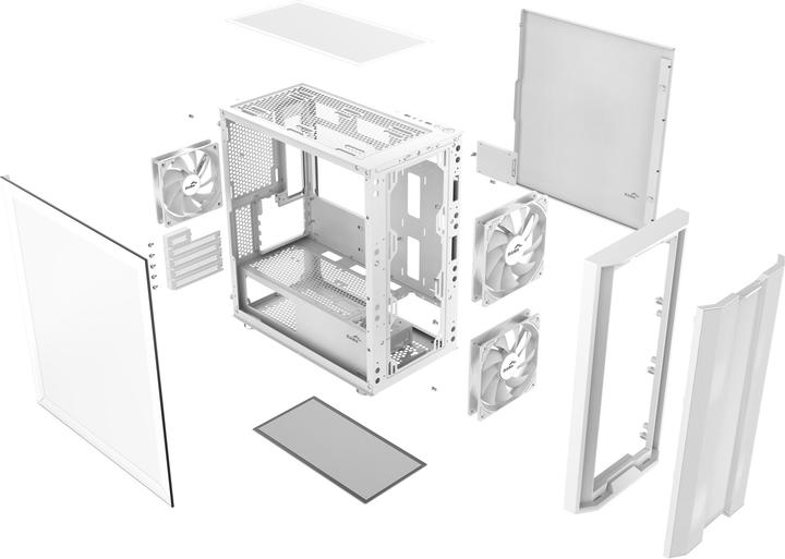 Produktbild Sama Gears S30, White mATX Mid-tower Case (ITX, Micro ATX (mATX))