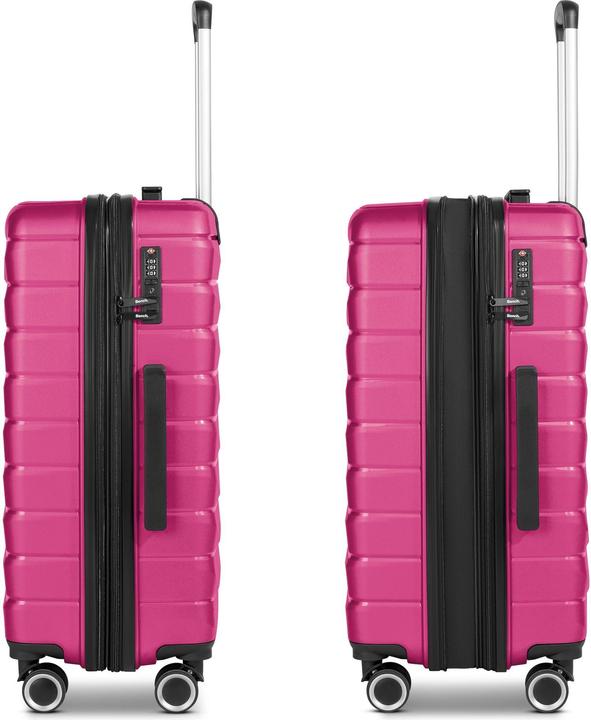 Produktbild Bench Paris 4 Rollen Trolley M 66 cm mit Dehnfalte (74 l)