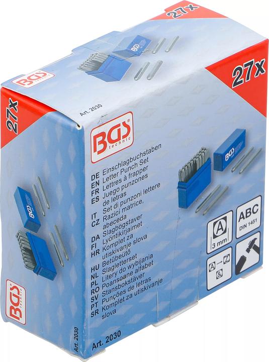 Produktbild BGS Einschlagbuchstaben