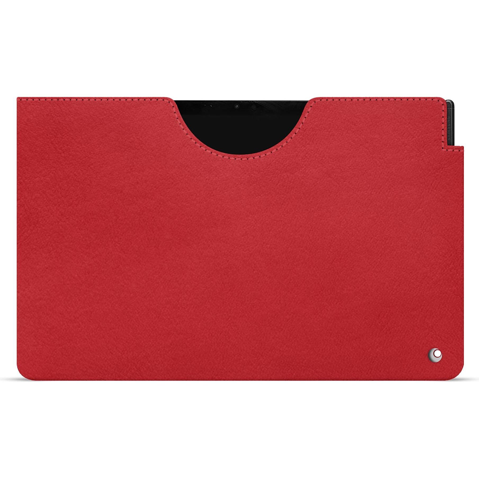 Noreve Lederschutzhülle (Galaxy Tab S9), Tablet Hülle, Rot