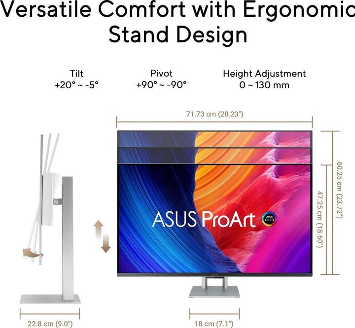 Actual product image ASUS ProArt PA32UCDM (3840 x 2160 Pixels, 31.50")
