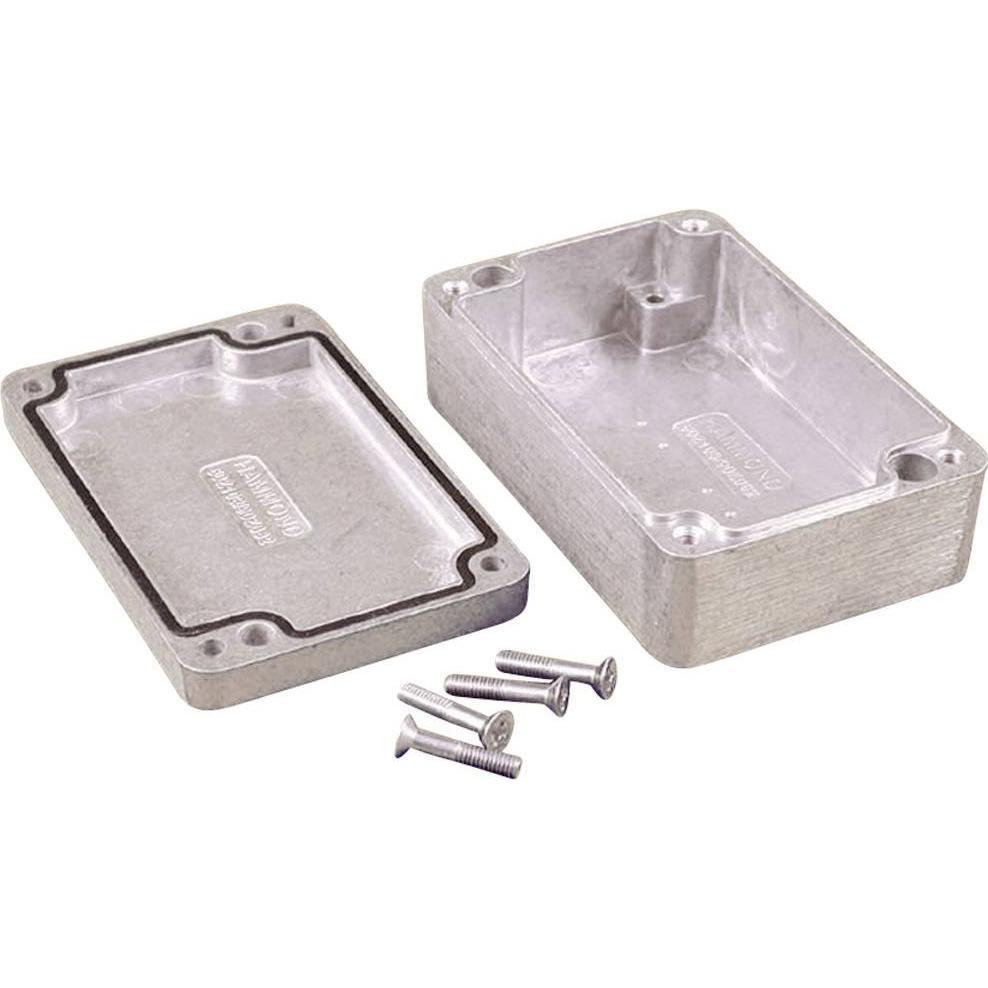 Hammond Diecast Aluminium Enclosure 159x159x81mm (Gehäuse), Elektronikzubehör + Gehäuse, Braun