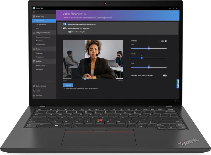 Image du produit Lenovo ThinkPad T14 Gen 4 (14", Intel Core i7-1355U, 32 Go, 1000 Go, DE)