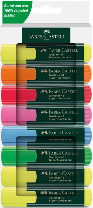 Produktbild Faber-Castell Textmarker TEXTLINER 1548 (Mehrfarbig, 5 mm, 8 x)