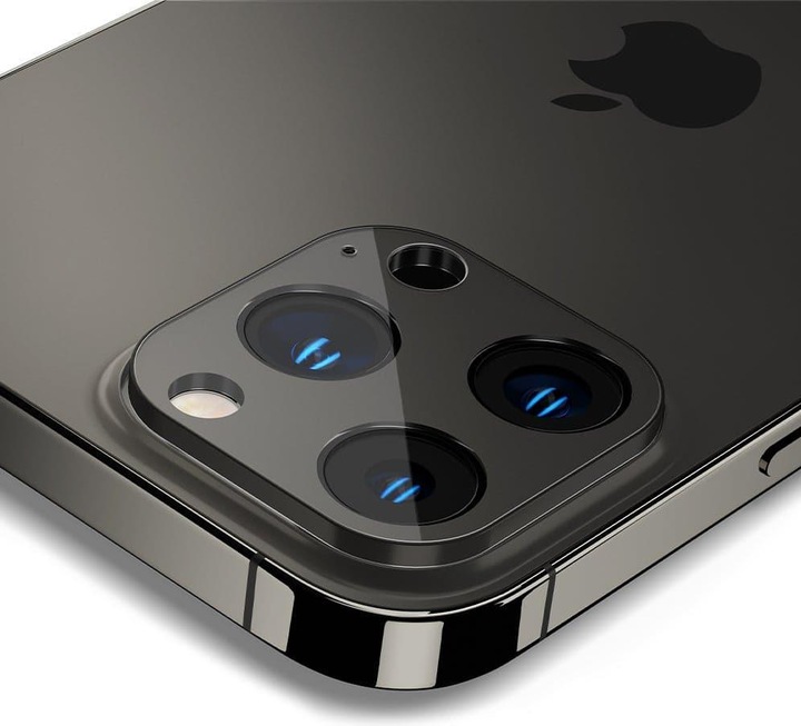 Immagine prodotto Spigen Cover Fotocamera Optik.Tr Protezione Fotocamera 2-Pack Iphone 13 Pro / 13 Pro Max Grafite (Apple iPhone 13 Pro)