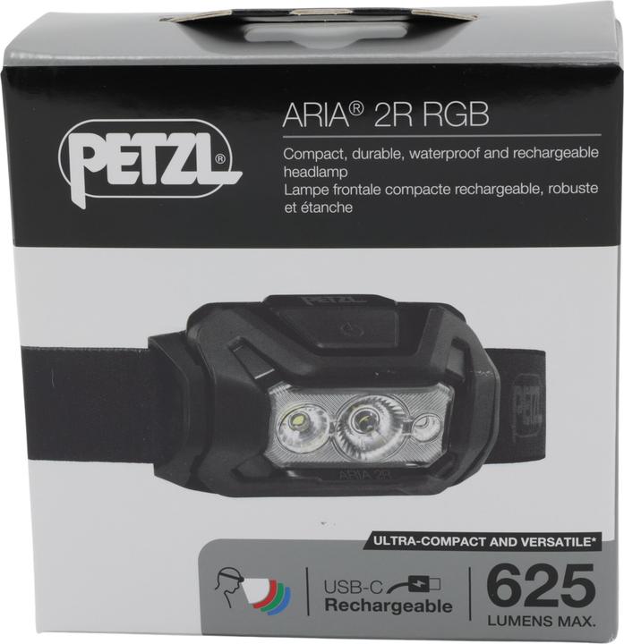 Productafbeelding Petzl E070DA00 Headlamp ARIA® 2R RGB black (600 lm)