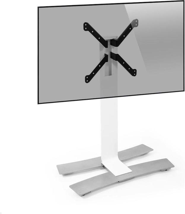 Actual product image Erard WILL 1050 L mobile TV stand 30-65 inch, white (30 kg, 30" - 65")