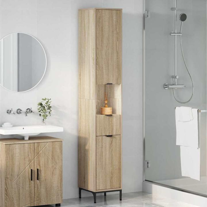 Actual product image vidaXL Badezimmer Schrank (33 x 31.50 x 190 cm)