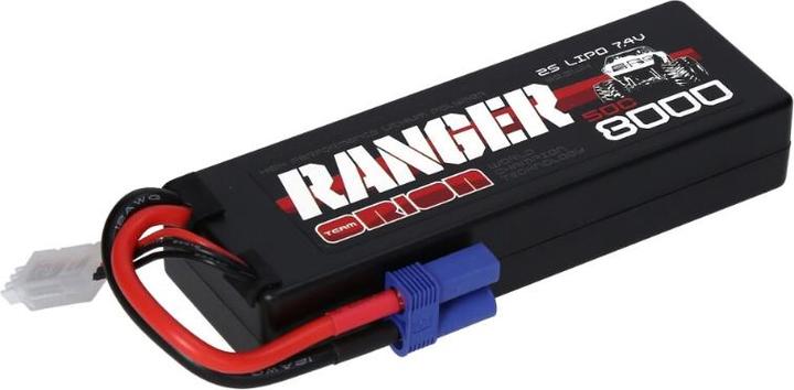 Actual product image Team Orion 2S 50C Ranger LiPo Battery (7.4V/8000mAh) EC5 (7.40 V, 8000 mAh)