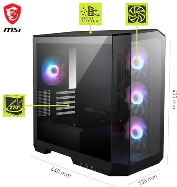 Image du produit MSI MAG PANO M100R PZ (mATX, Mini-ITX)