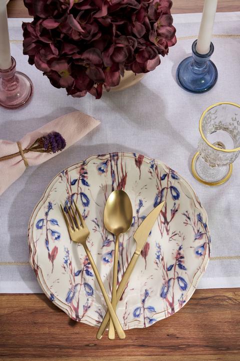 Produktbild Hermia Violet Leaf Dinner Set 24 Pieces (24 Stk.)
