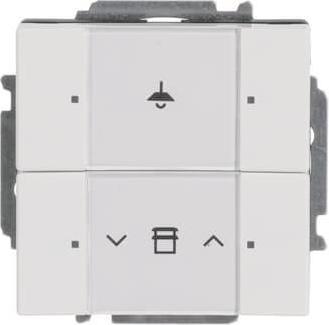 Produktbild Busch-Jaeger Busch-Jäger Bedienelement, 2-fach mit beiliegendem Busankoppler 6126/01-84