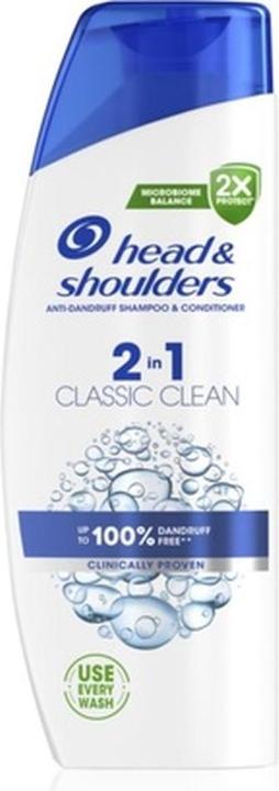 Immagine prodotto Head & Shoulders Classic Clean 2in1 Shampoo - Antiforfora, 330 ml (330 ml, Shampoo liquido)