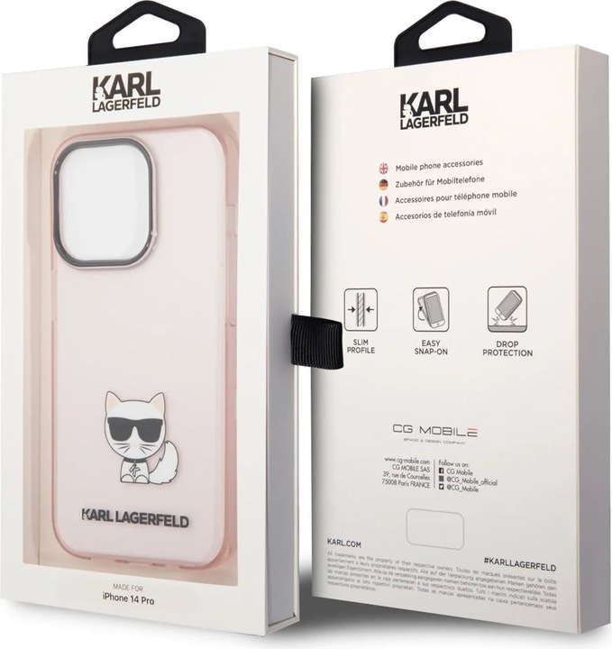 Actual product image Karl Lagerfeld iPhone 14 Pro Choupette Logo Case (Apple iPhone 14 Pro)